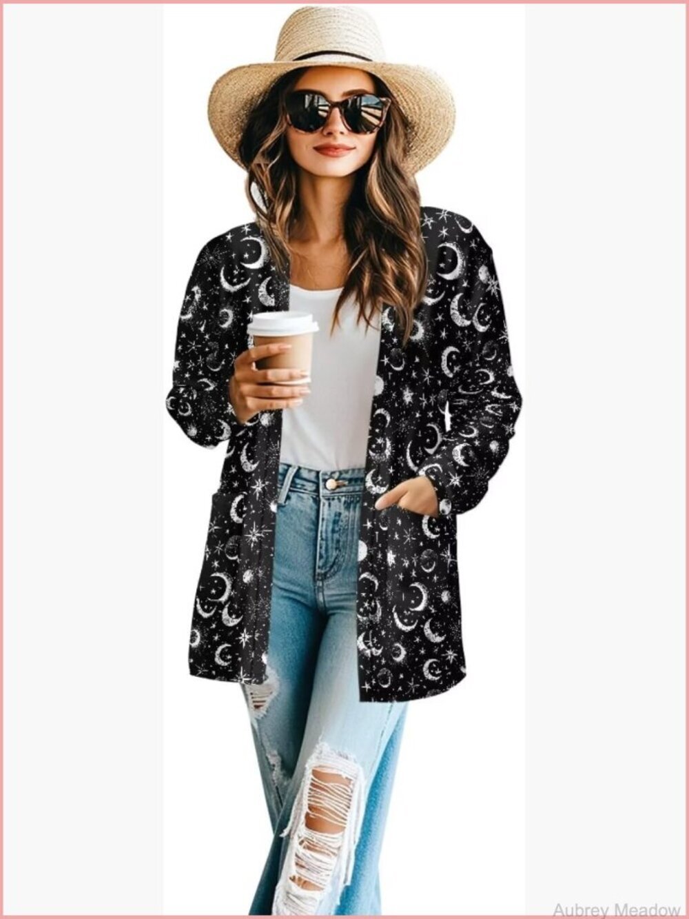 Cardigan Jacket with Pockets Long Sleeve Lightweight Outerwear